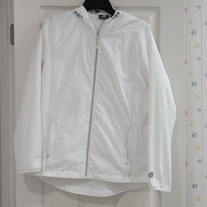 New balance white windbreaker